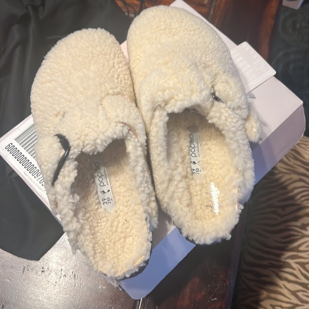 Birkenstock Boston Teddy Shearling